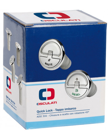 Tappo imbarco Quick Lock Diesel con chiave