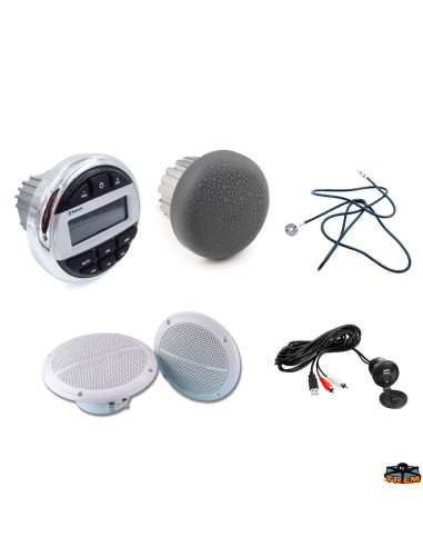 Kit radio FM/AM con USB e Bluetooth