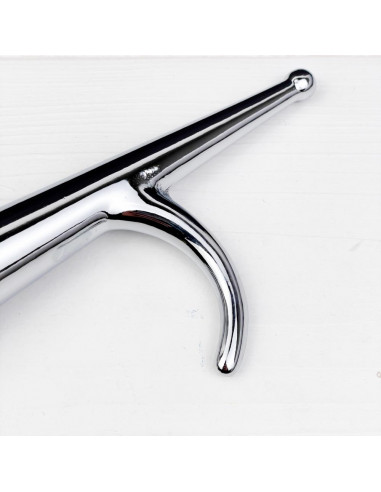 Gancio d'accosto in ottone cromato