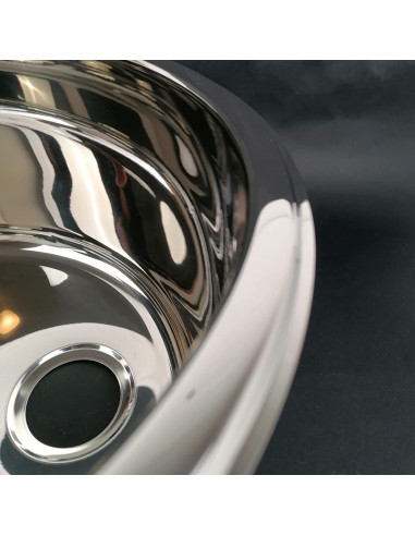 Lavello rotondo in acciaio inox