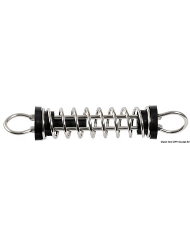 Molla ormeggio in acciaio inox lucidato