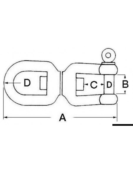 Girella in acciaio inox AISI 316 lucidate a specchio