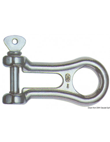Connettore a cavallotto KONG Chain gripper in acciaio inox
