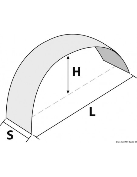 Parafango per ruota carrello