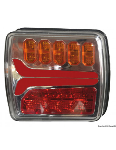 Fanale posteriore a LED dinamico