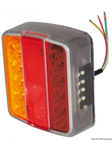 Fanale posteriore a LED