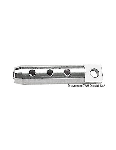 Terminale per draglie in acciaio inox