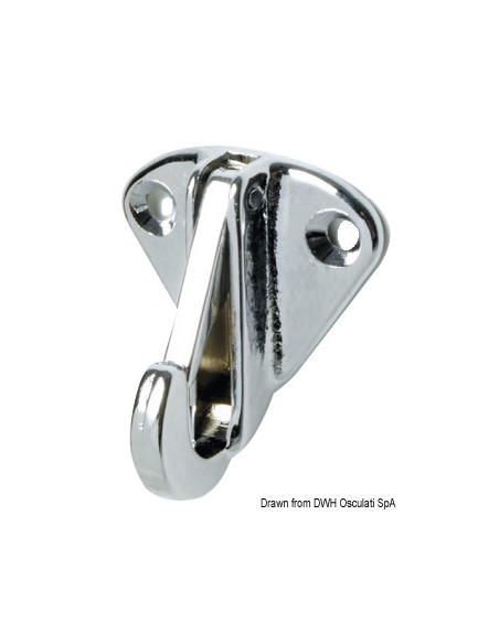 Piastrina con gancio apribile