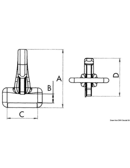 Moschettoni inox AISI 316 con grilletto