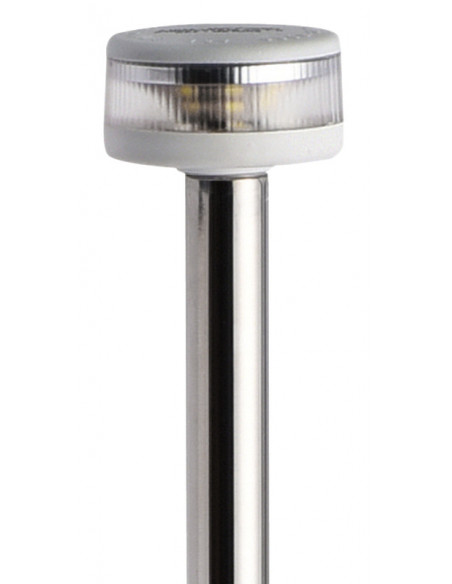 Asta luminosa abbattibile con fili invisibili