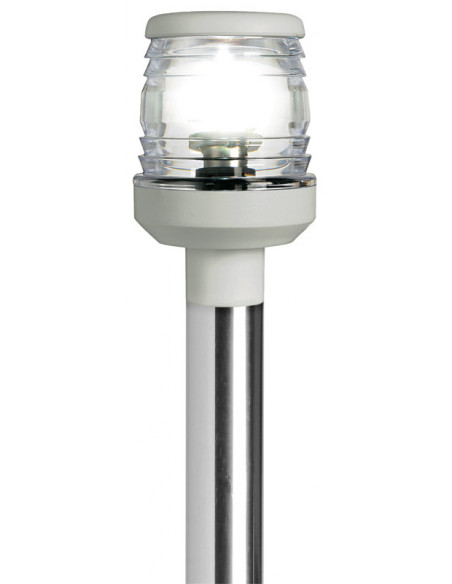 Asta estraibile a parete con occhielli portabandiera