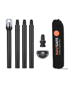 NAVISAFE Kit fissaggio + asta + luce 360°