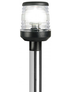 Asta Classic/LED abbattibile con fili invisibili e base ovalizzata