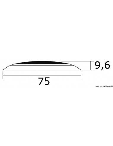 Plafoniera LED senza incasso