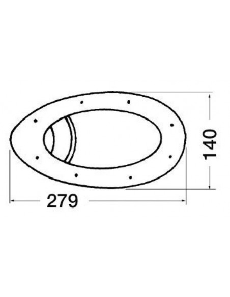 Coppia fari da murata ad incasso completi di bulbo stagno Sealed Beam da 4”