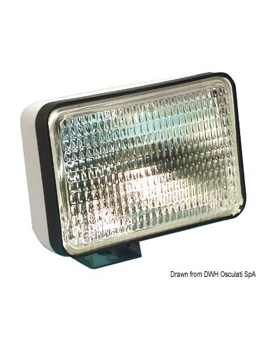 Faro impermeabile con bulbo ottico alogeno stagno Sealed Beam