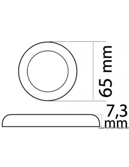 Plafoniera LED senza incasso Procion