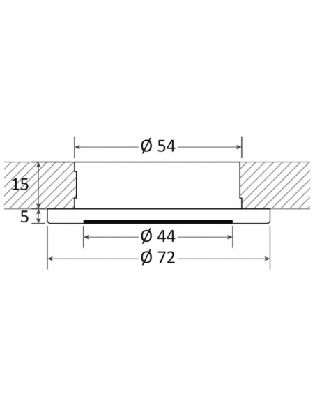 Plafoniera LED ad incasso ridotto Polis Plafoniera LED ad incasso ridotto Polis