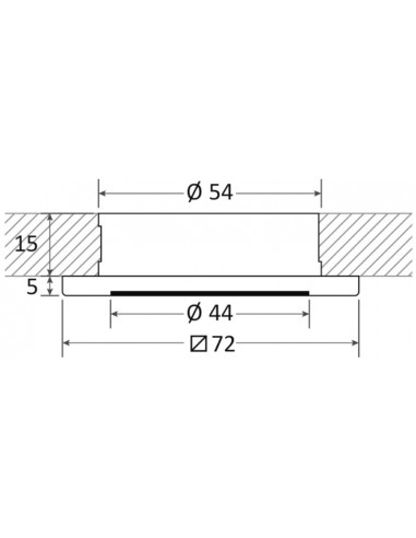 Plafoniera LED ad incasso ridotto Propus