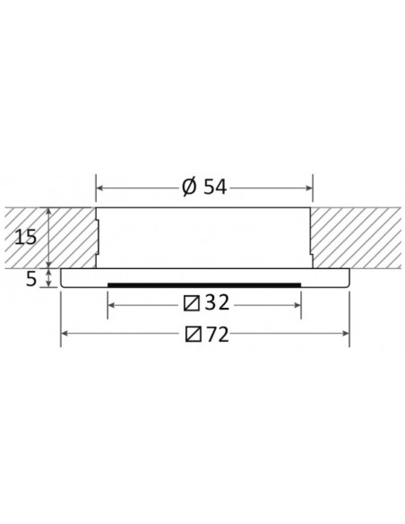 Plafoniera LED ad incasso ridotto Bos Plafoniera LED ad incasso ridotto Bos