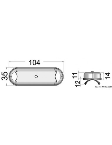 Plafoniera a LED compatta Bimini