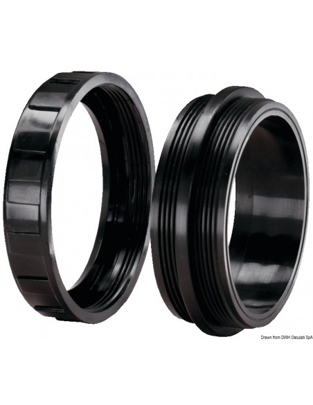 Collettore di raccordo in Lexan per avvitare le spine