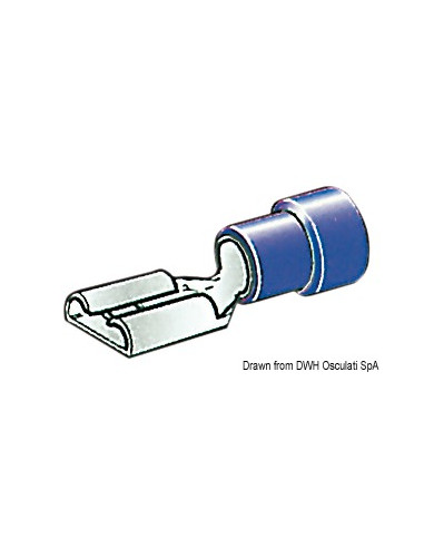 Faston preisolati da 4,7 mm, 6,3 mm e 9,5 mm