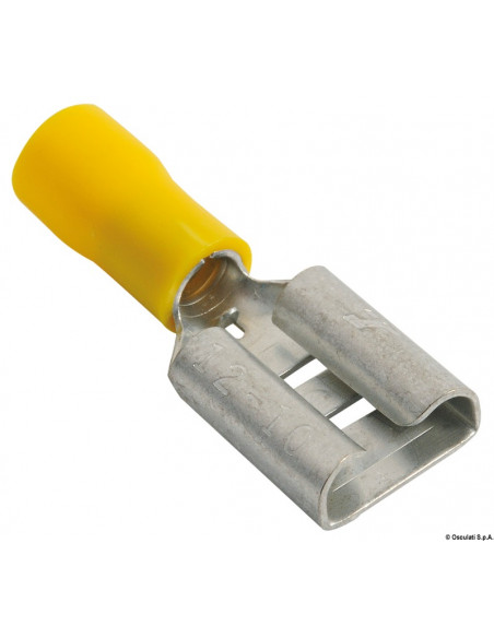 Faston preisolati da 4,7 mm, 6,3 mm e 9,5 mm