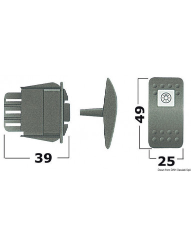 Interruttore CARLING SWITCH Contura II