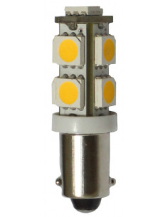 Lampadina LED per fanali, luci cortesia e luci di via zoccolo BA9S