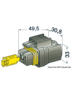 Faston 300pz terminali elettrici assortiti in scatola