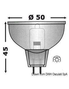 Lampadina alogena dicroica