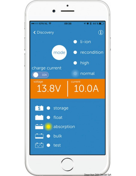 Caricabatteria VICTRON Bluesmart IP65 con connessione Bluetooth