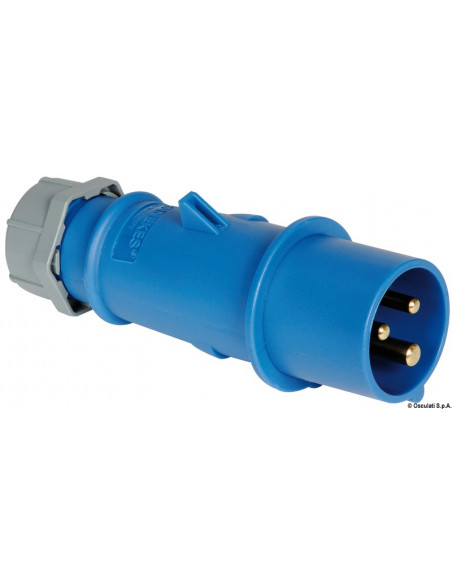 Spina corrente standard per attacco a banchina IP44