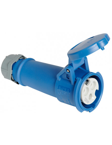 Spina corrente standard per attacco a banchina IP44