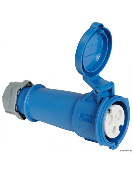 Spina corrente standard per attacco a banchina IP44