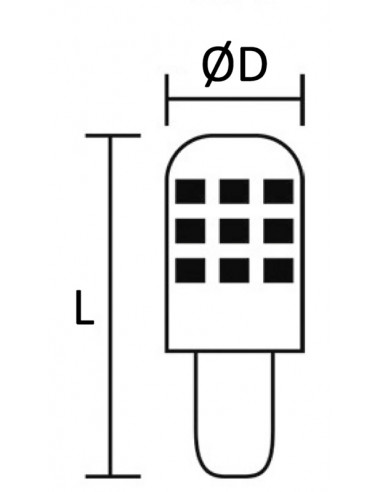 Lampadina a LED SMD zoccolo E14/E27