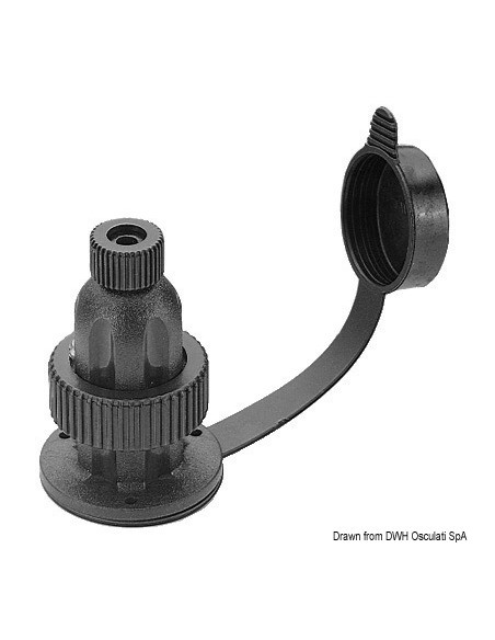 Spina stagna in policarbonato e contatti in ottone