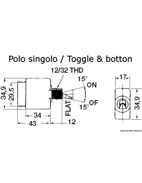 1pc DC12V Interruttore automatico per auto Marine Boat Bike