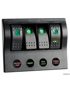 Pannello elettrico serie PCP Compact con circuit breaker + LED