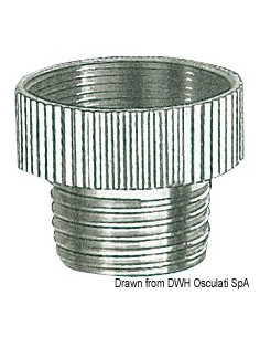 Adattatore per tubi doccia da 3/8” a 1/2”