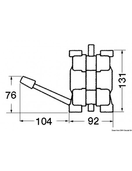 Pompa a pedale WHALE Gusher MK3