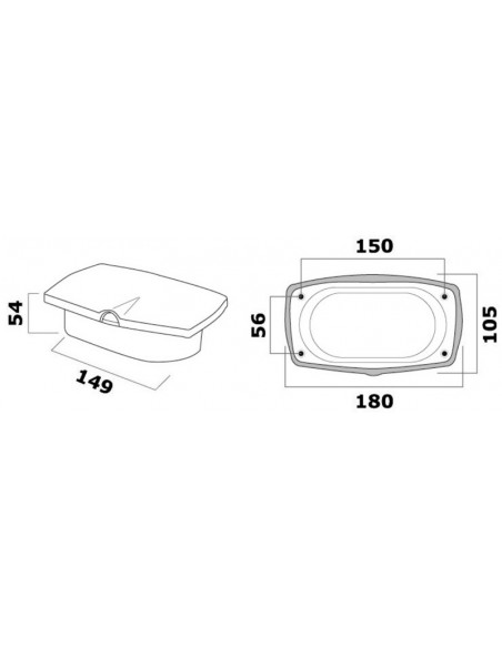 Prese acqua - innesto banchina New Edge entrata/uscita ad incasso