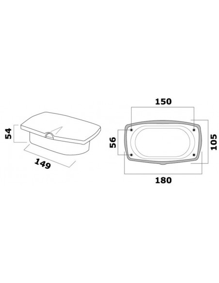 Prese acqua - innesto banchina New Edge con miscelatore acqua calda/fredda