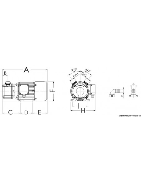 Pompa di sentina autoaspirante in bronzo professionale