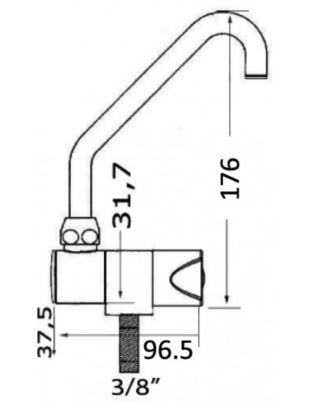 Rubinetto serie Slide
