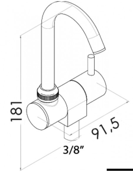 Rubinetto serie Slim