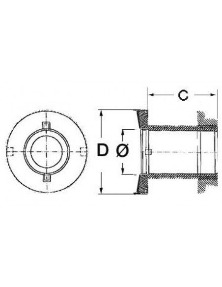 Scarico a mare a filo