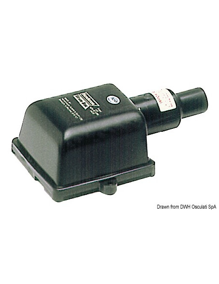 Succhiarola WHALE in plastica nera