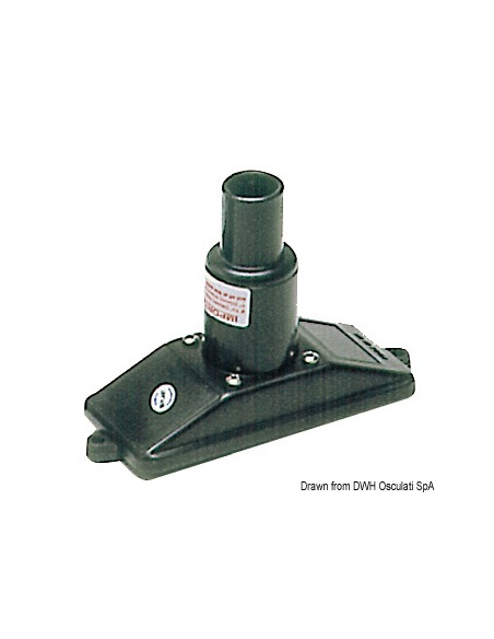 Succhiarola WHALE in plastica nera